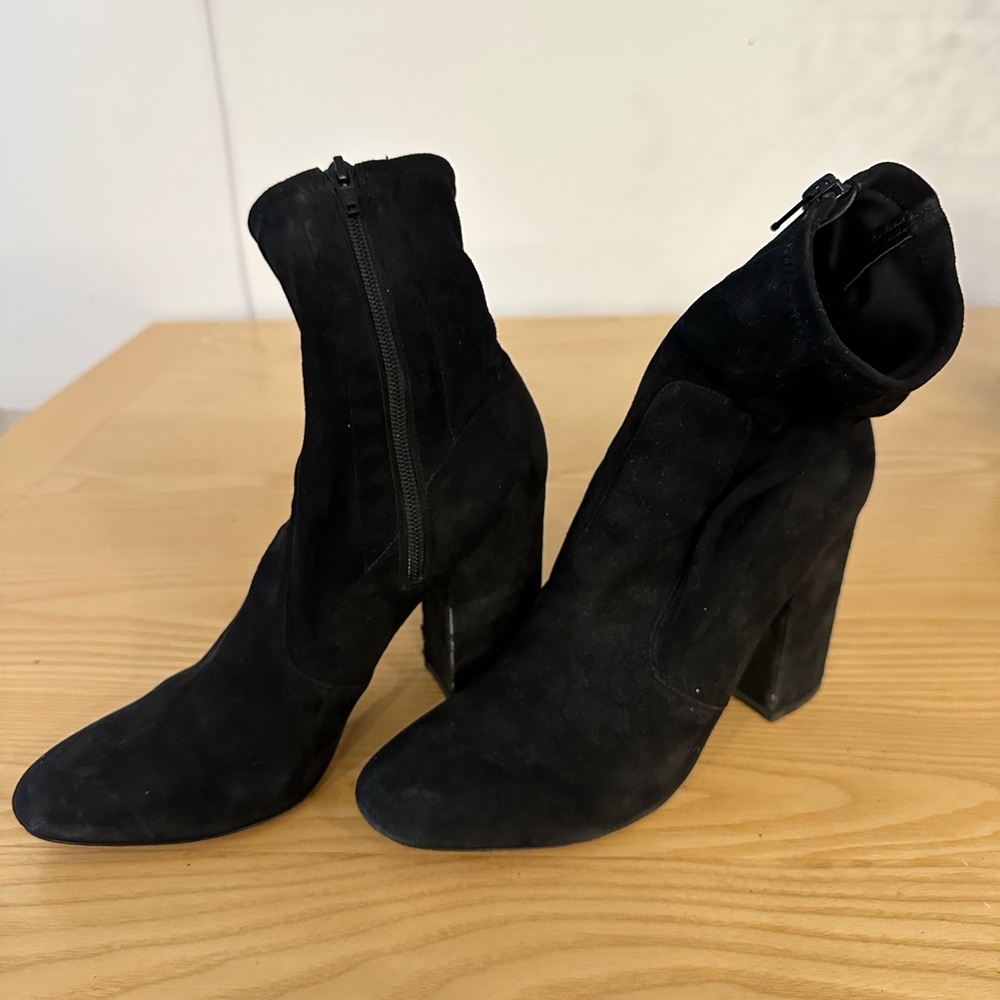 Valentino Black Heeled Sock Boots